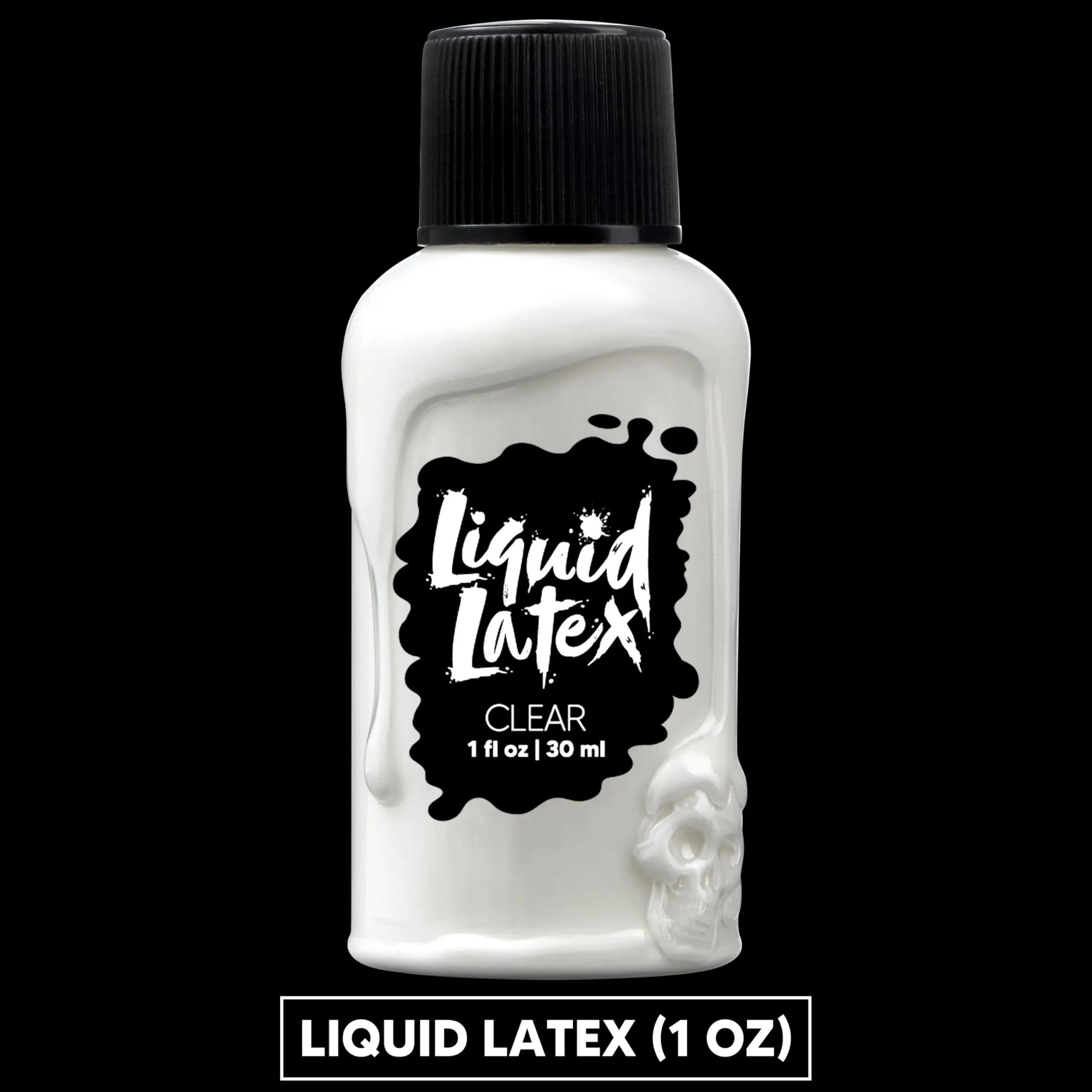 1 Oz Halloween White Makeup Liquid Latex for Adult and Kids-White