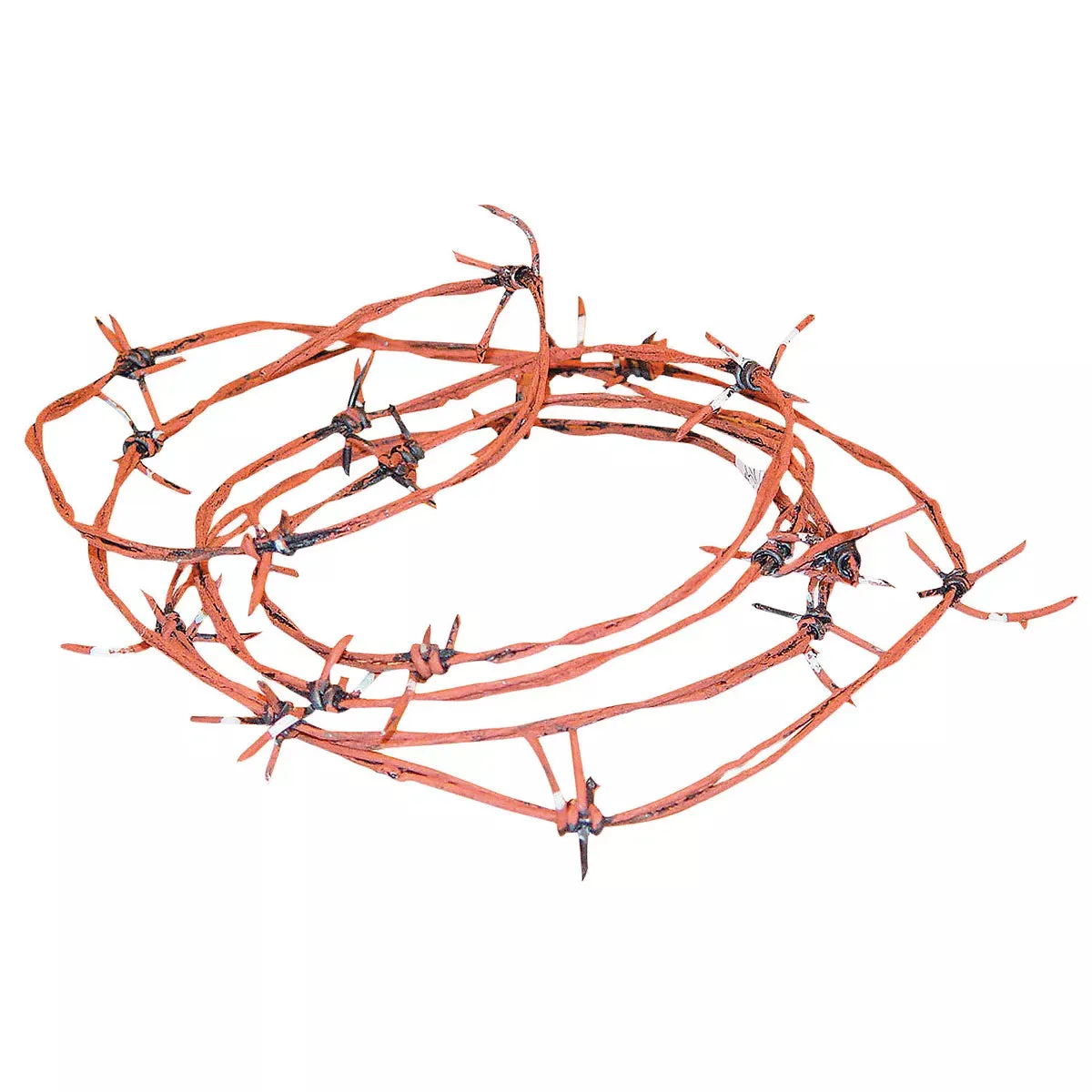 100' Rusted Barb Wire Decoration