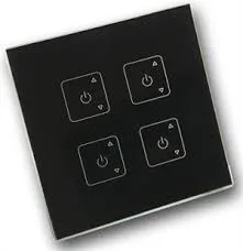 4 Zone, Capacitive Touch Glass Remote Control