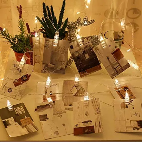 40 LED Photo Clips