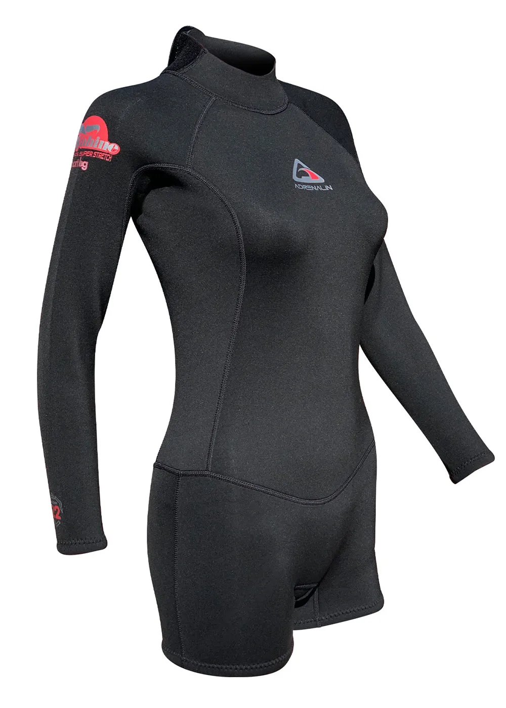 Adrenalin Womens Wahine 2mm Long Sleeve Boy Leg Spring Suit Wetsuit