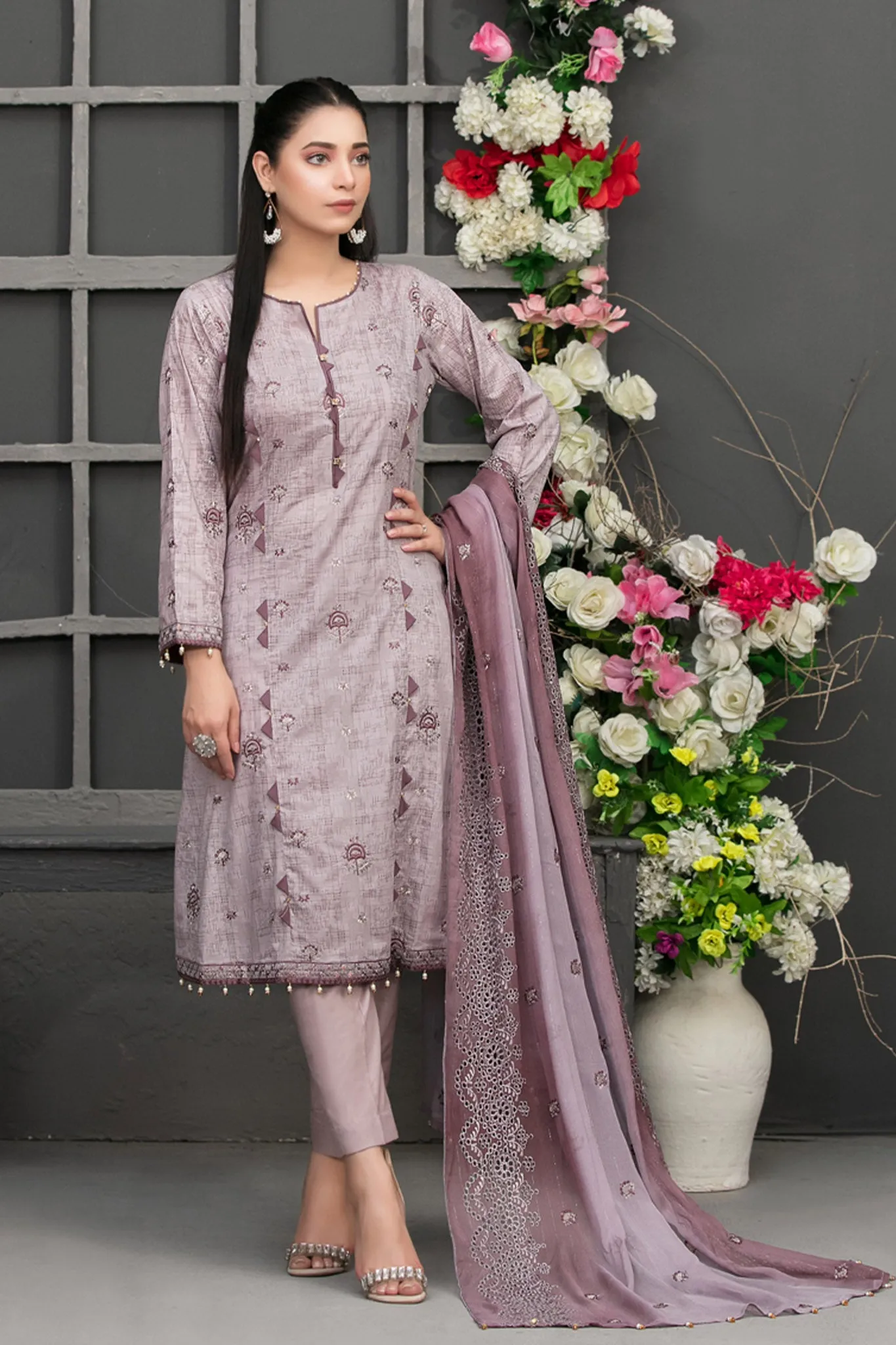 Ayzel by Tawakkal Unstitched 3 Piece Paste Printed Lawn Collection'2022-AP-6688