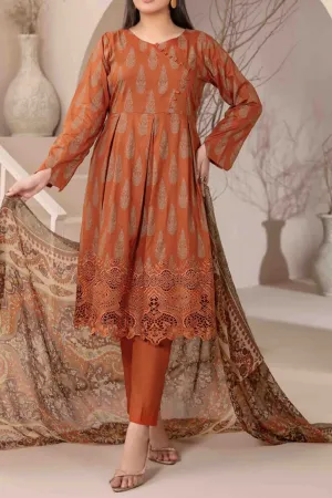 Banah By Tawakkal Unstitched 3 Piece Emb Lawn Collection'2024-D-9117