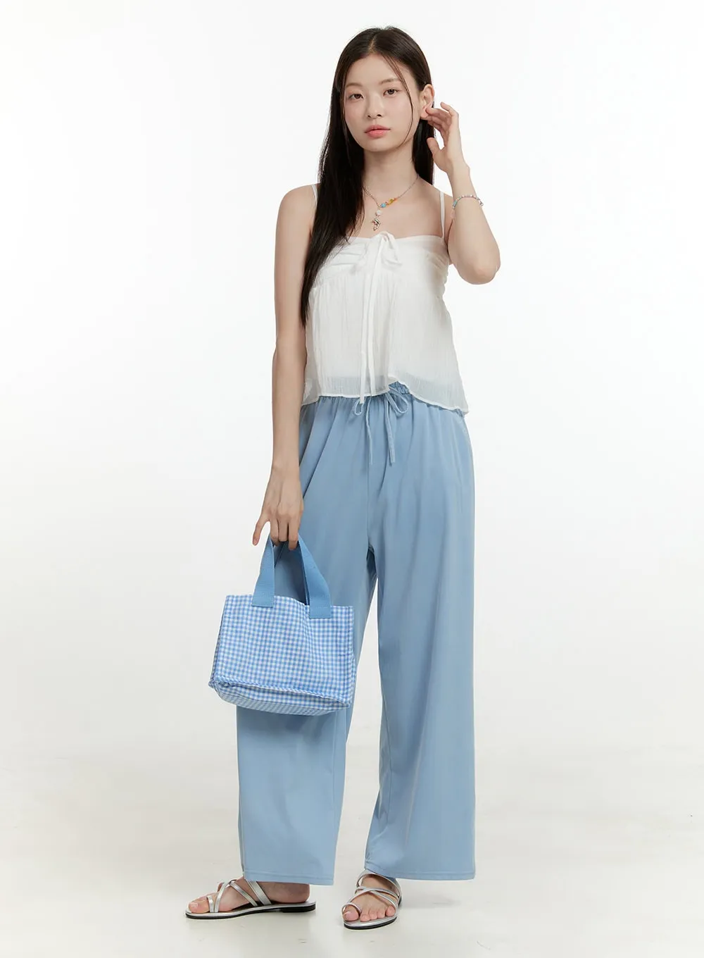 Banded Bliss Wide Leg Pants OL424