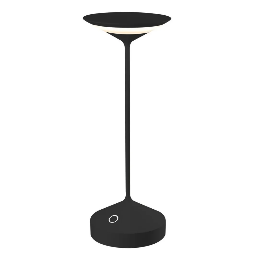Benjamin Franklin Portable Battery Lamp in Black