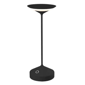 Benjamin Franklin Portable Battery Lamp in Black