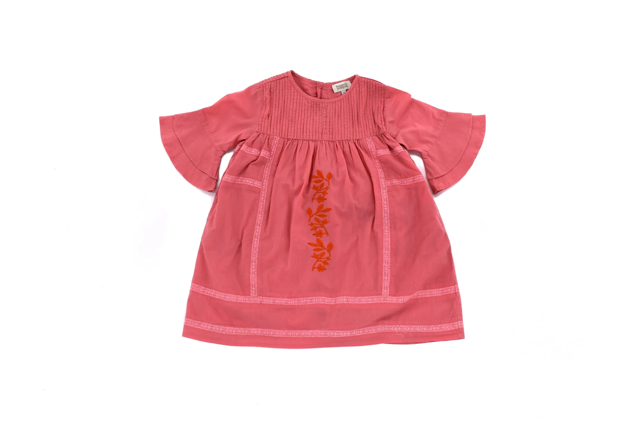 Bonnet a Pompon, Girls Dress, 4 years