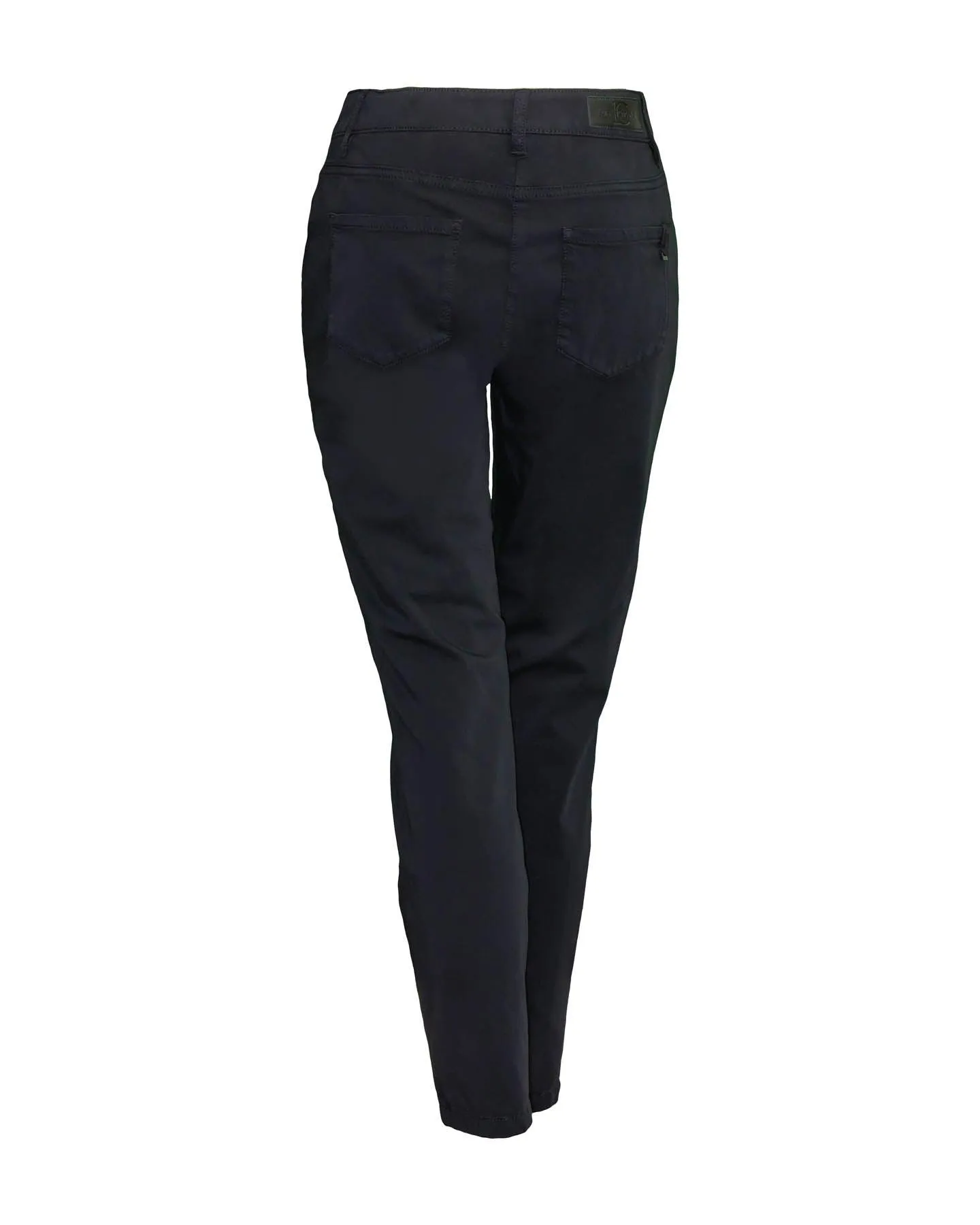 Brushed Cotton Skinny Pants Black