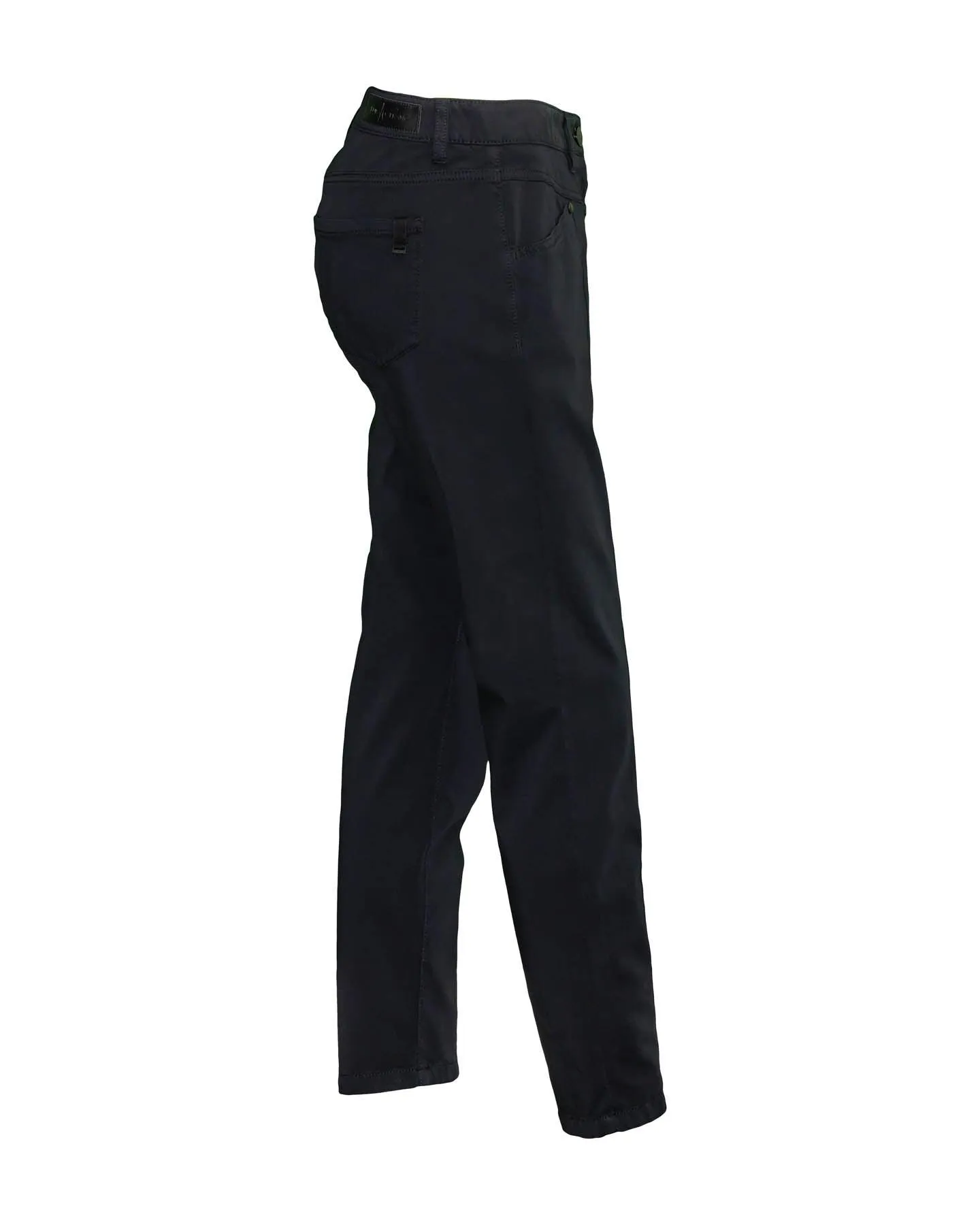 Brushed Cotton Skinny Pants Black