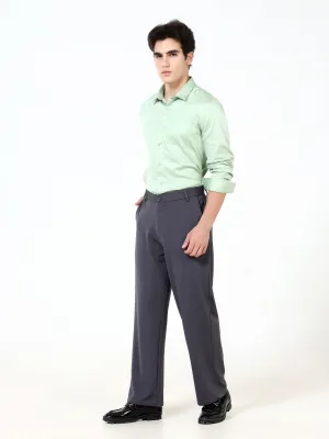Caledon Green Satin Solid Shirt