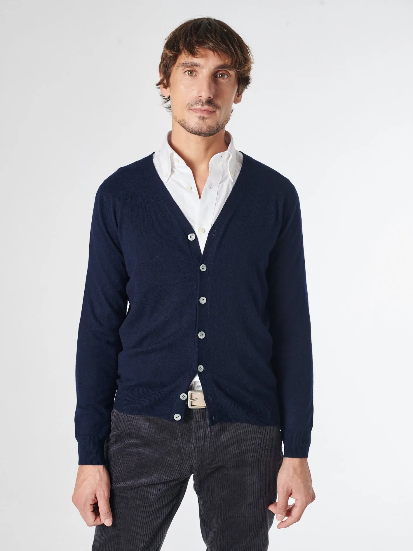 Cardigan in lana cashmere - Pablo
