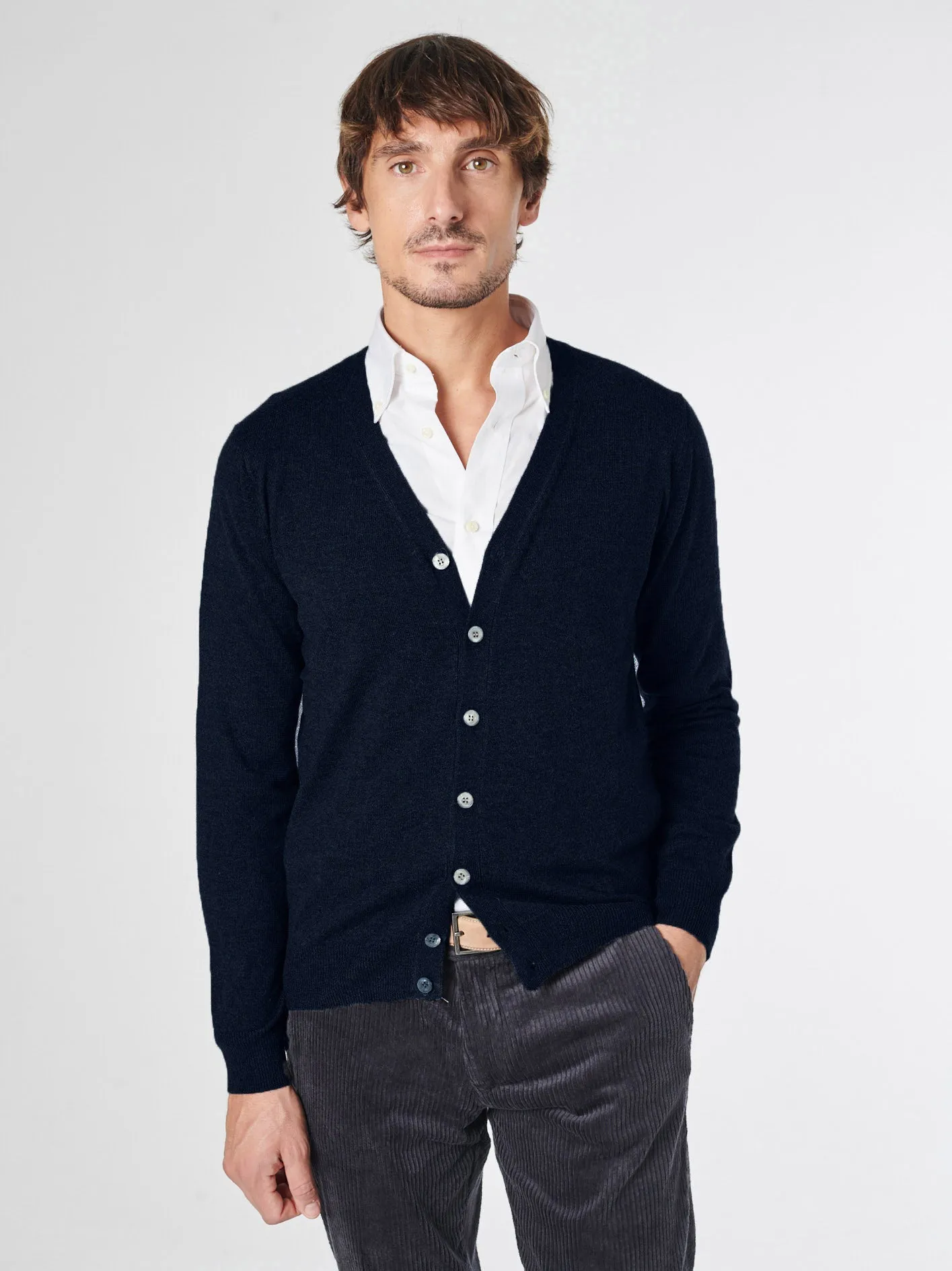 Cardigan in lana cashmere - Pablo