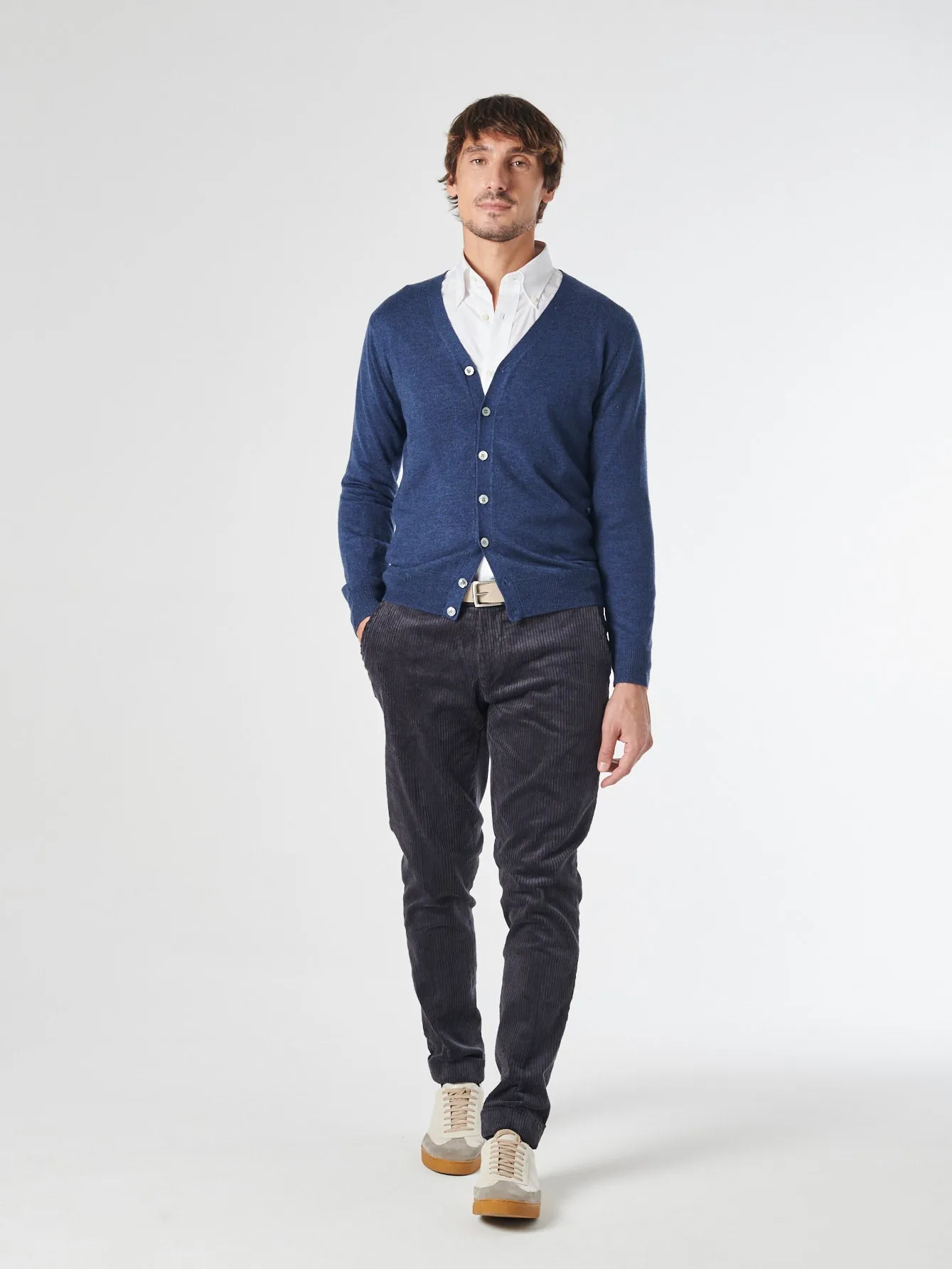 Cardigan in lana cashmere - Pablo