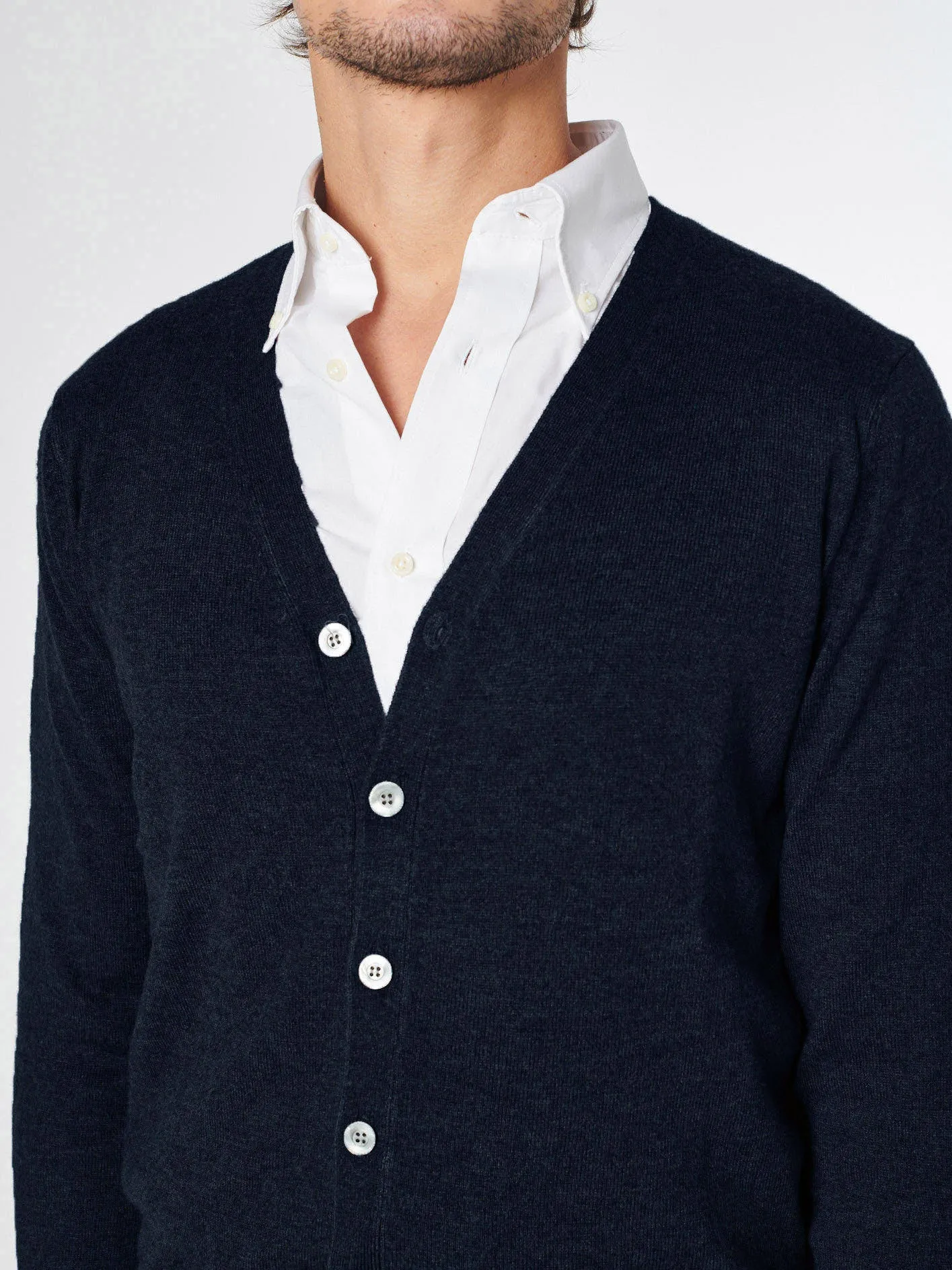 Cardigan in lana cashmere - Pablo