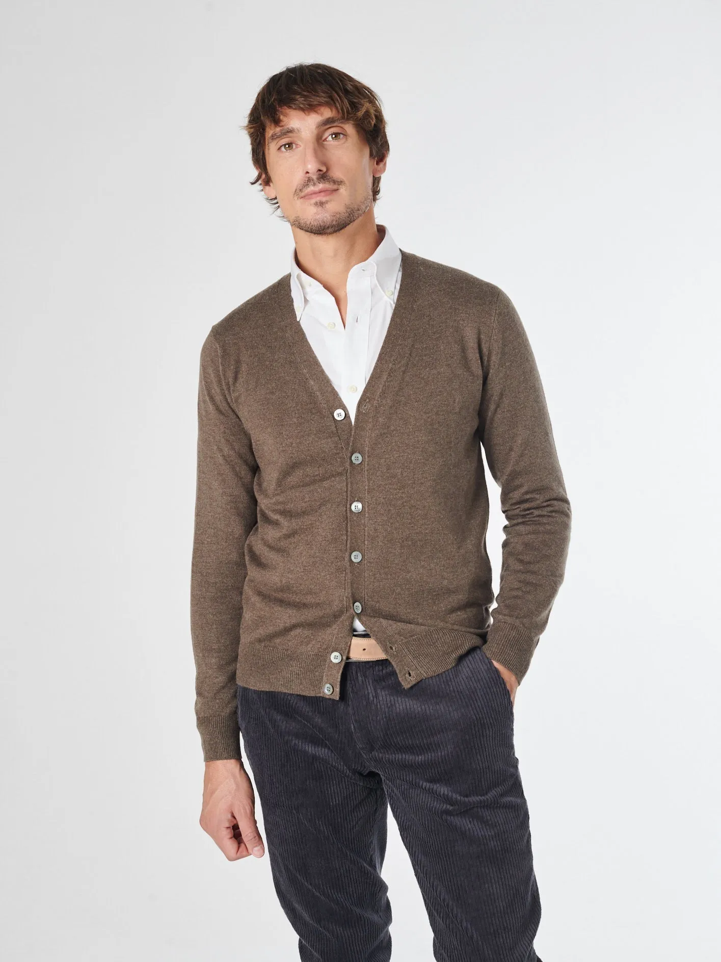 Cardigan in lana cashmere - Pablo