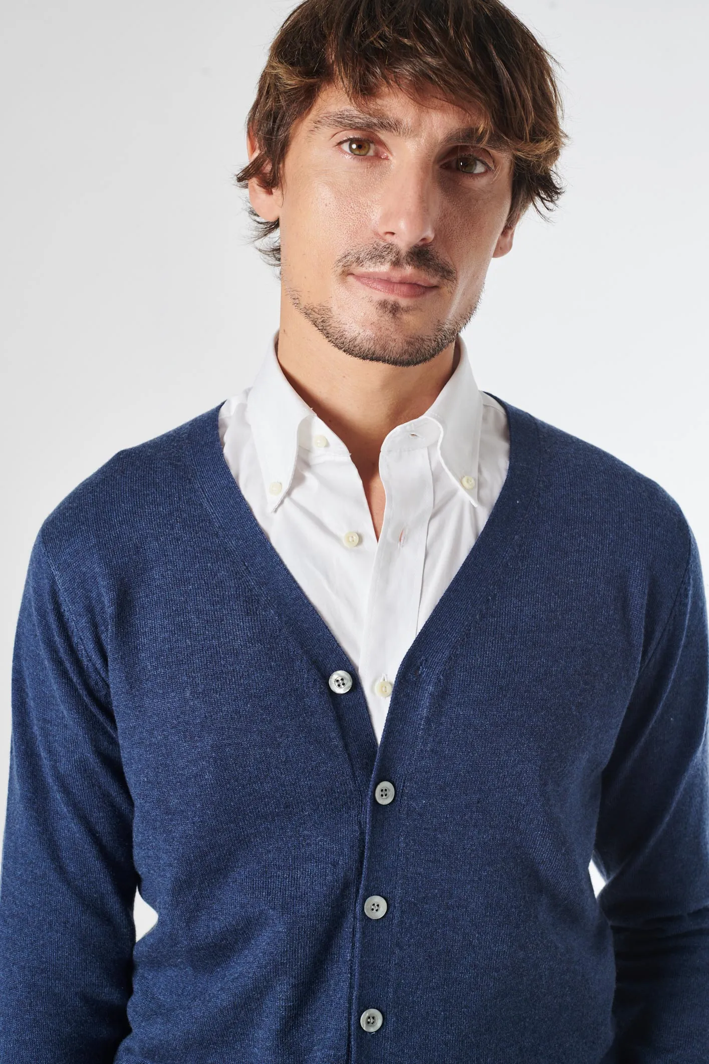 Cardigan in lana cashmere - Pablo