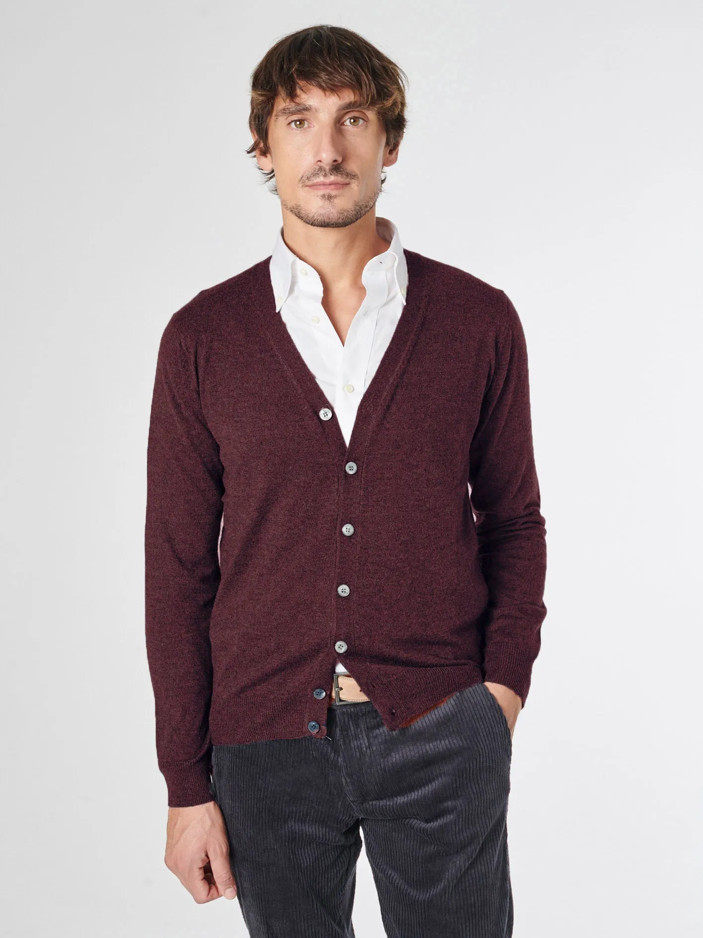 Cardigan in lana cashmere - Pablo