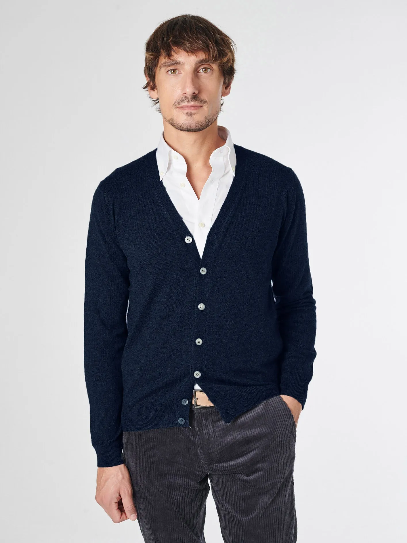 Cardigan in lana cashmere - Pablo