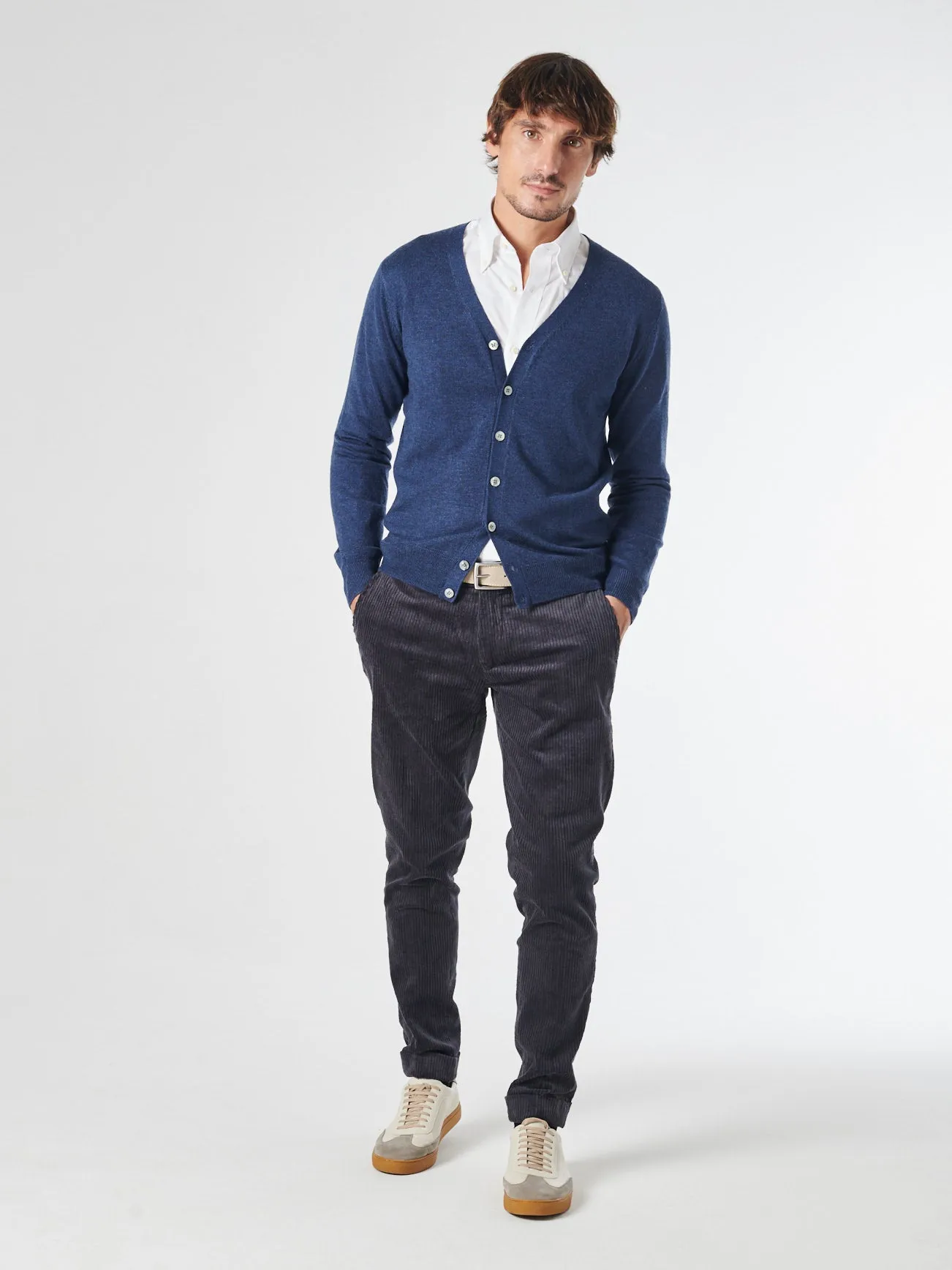 Cardigan in lana cashmere - Pablo