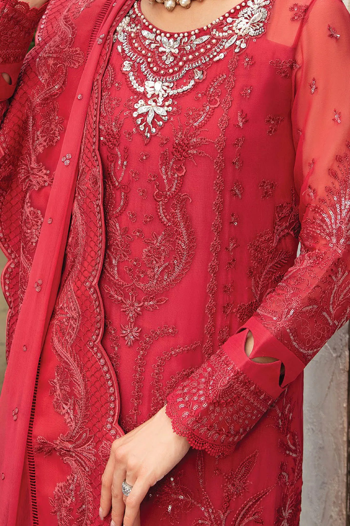 Chant D l'Amour By Gulaal Unstitched 3 Piece Emb Chiffon Eid Collection'2024-GL-03-Ulmaria