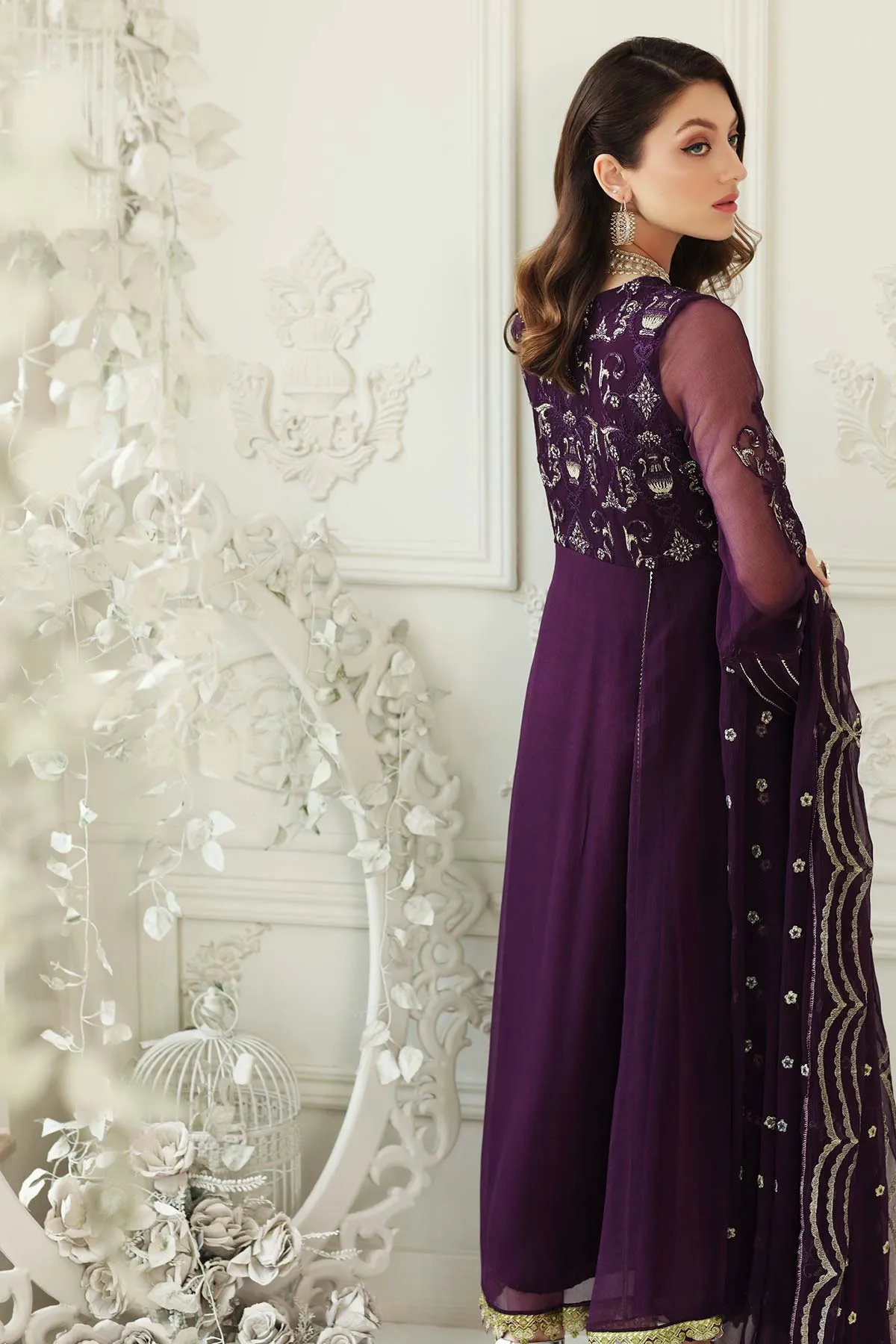 Charizma Allure · Embroidered Chiffon Collection – CAL-005