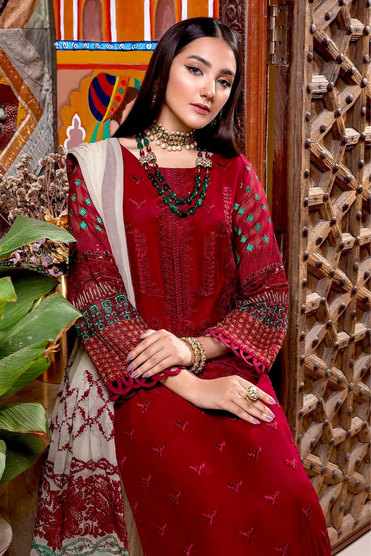 Charizma Celine Embroidered Chiffon Collection – CCE-01