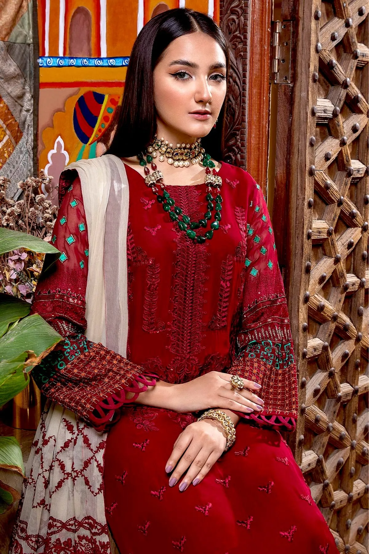 Charizma Celine Embroidered Chiffon Collection – CCE-01