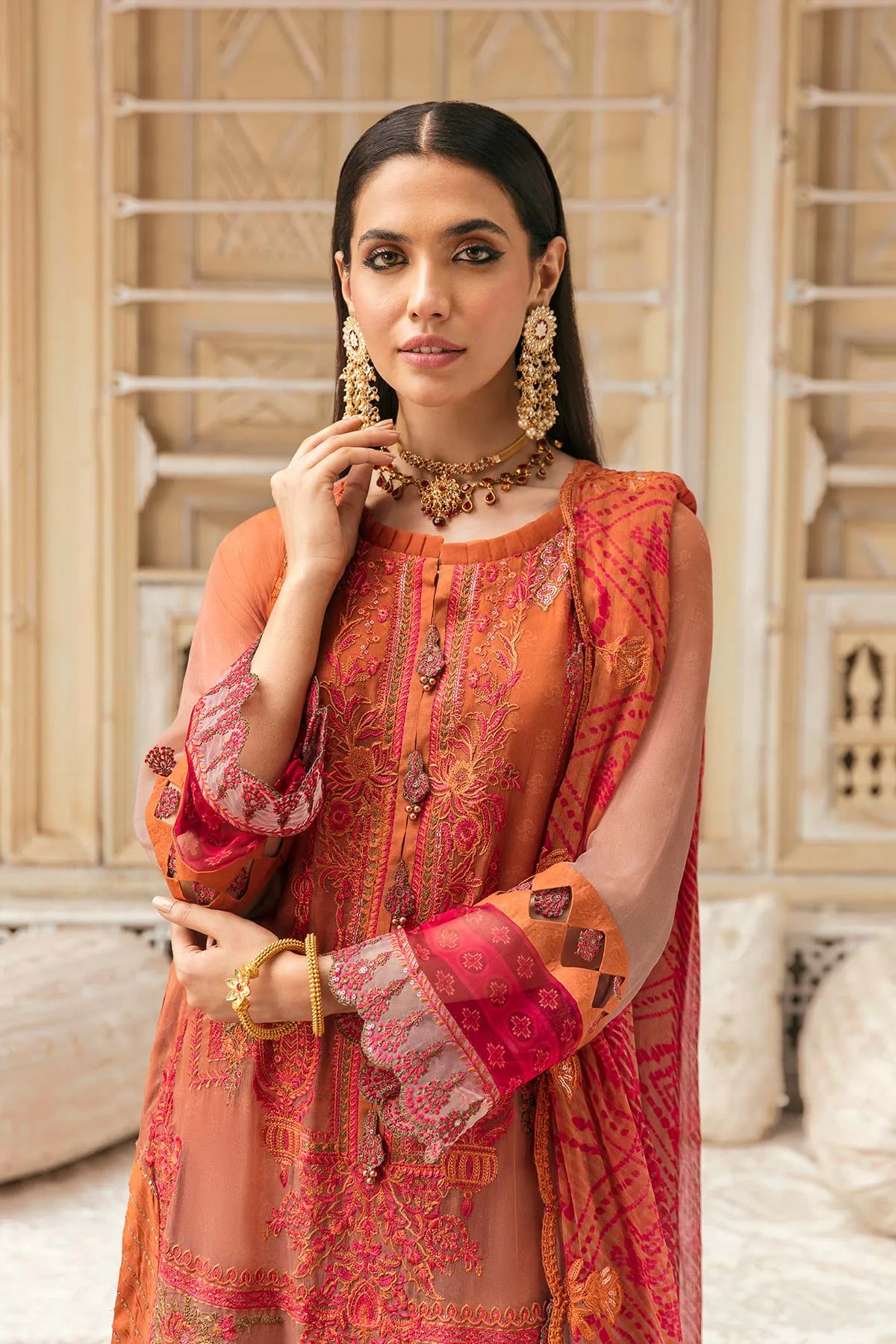 Charizma Vasl Embroidered Bamber Chiffon Collection Vol-2 – VSL22-12