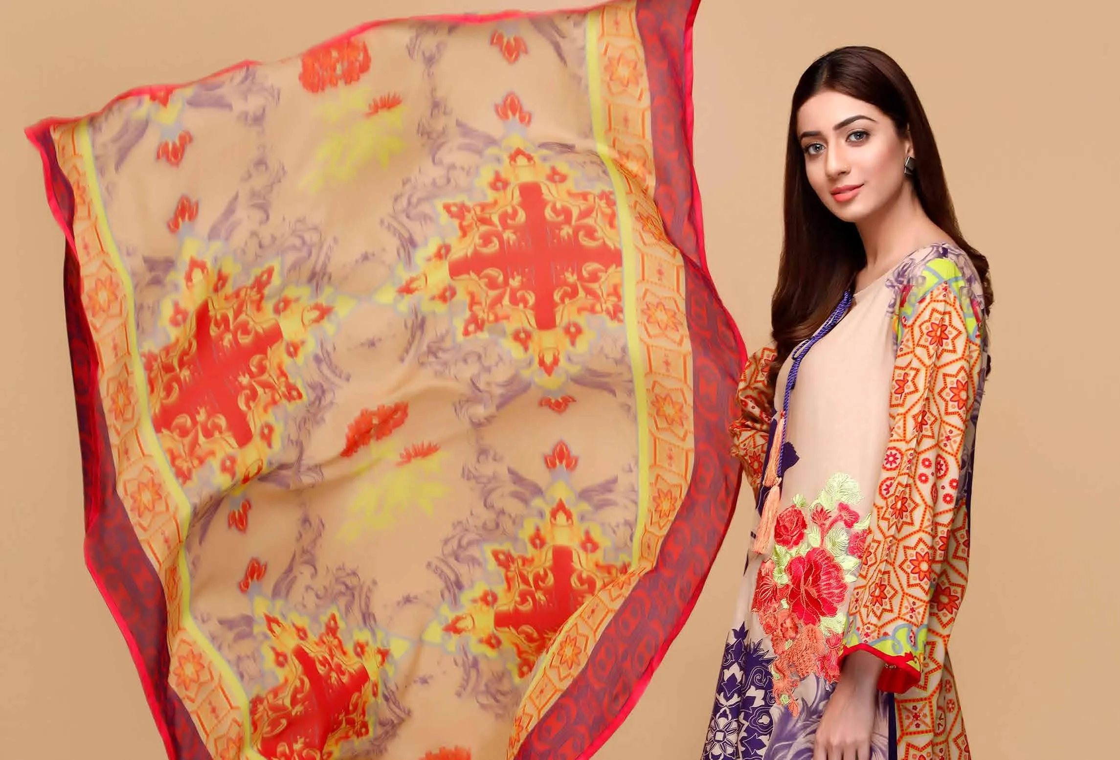 Charizma Yellow Series Spring/Summer Lawn Collection – YE-03A