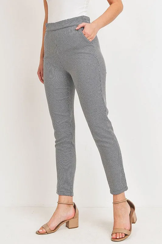 Checker Skinny Pants