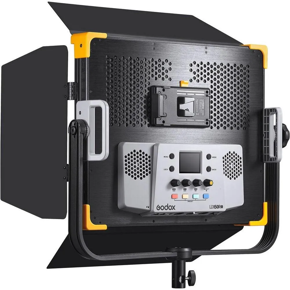 Cinematic Film RGB LED Video Lighting Kit with Dual Godox LD150RS & Stands - Bundle