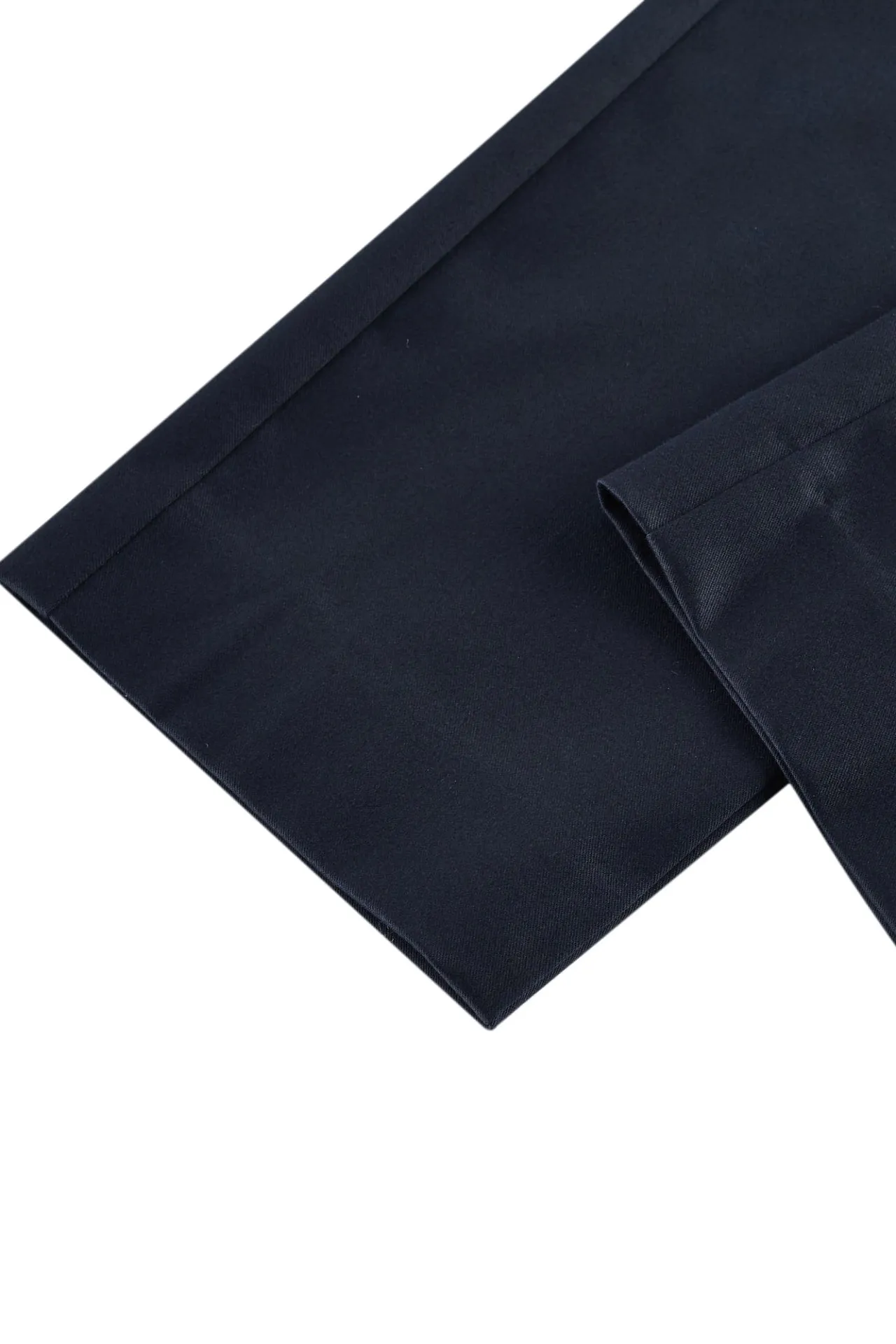 Cotton Blend Spandex Satin Ankle Skinny Pants With Belt