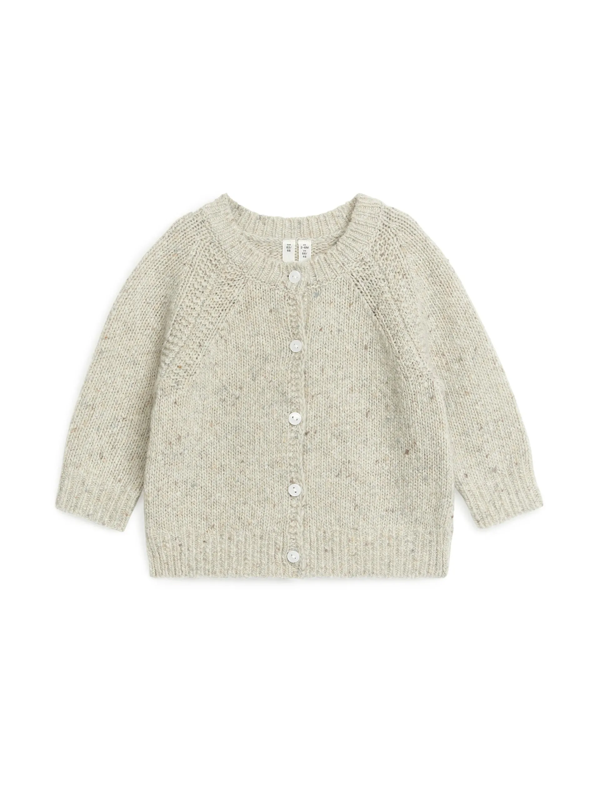 Cream wool cardigan