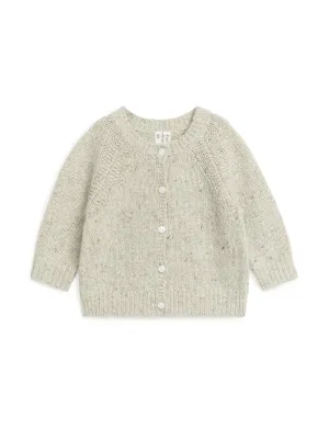 Cream wool cardigan