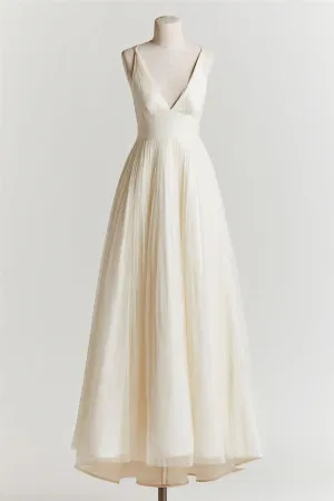Deep V Neck Prom Dress White Prom Dress Fashion Prom Dress Sexy Party Dress Custom Made Evening Dress