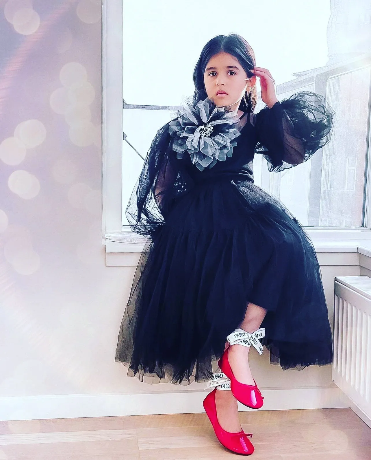 DOLLY GOLIGHTLY TEA TUTU DRESS black