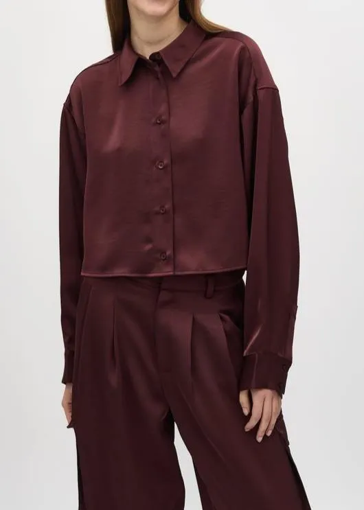 EMELE-M SHIRT | BURGUNDY