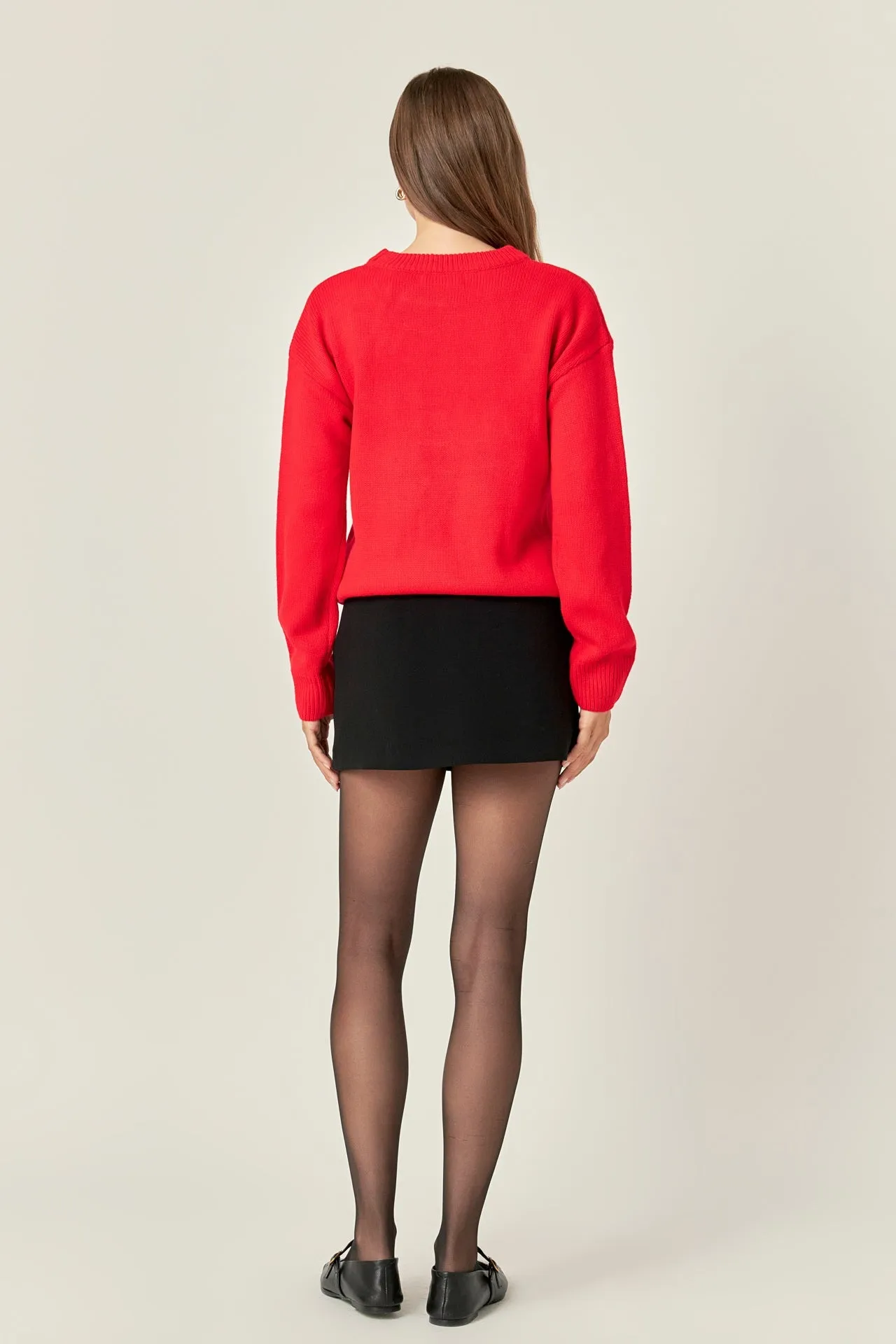 English Factory - Rounded Slit Skort