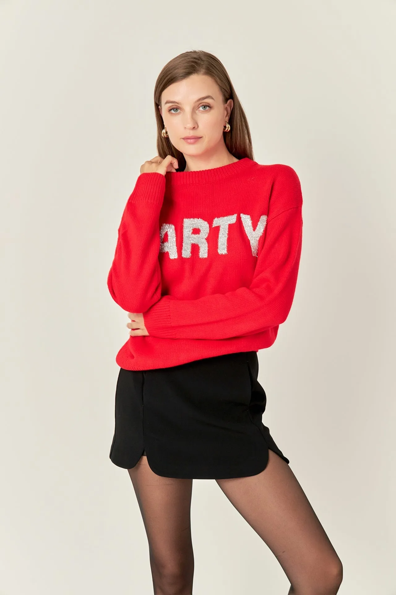 English Factory - Rounded Slit Skort
