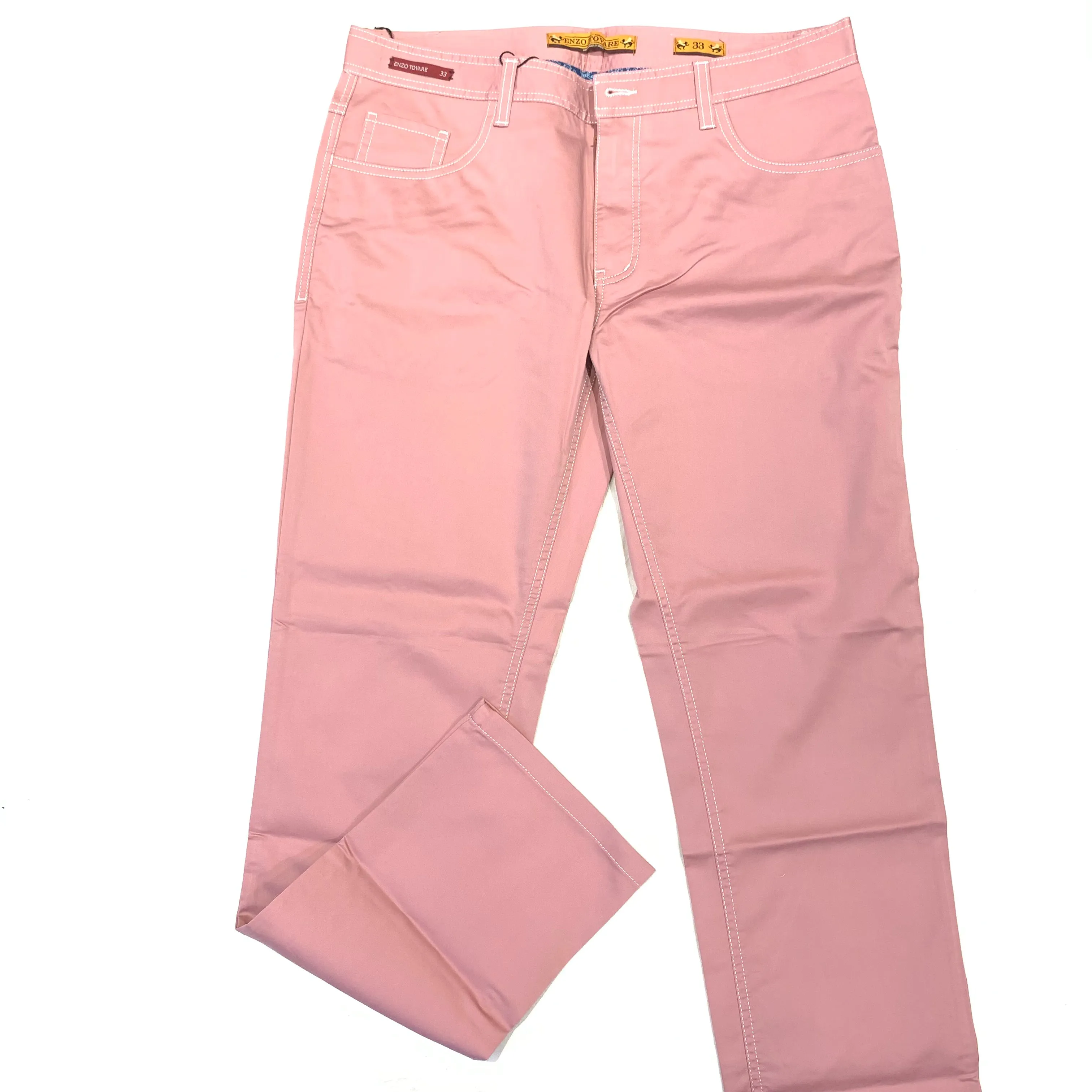Enzo Beta Skinny-30 Blush Red High-end Pants