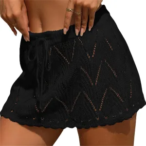 Fanvereka Women Low Waist Pleated Skirt Y2k Cargo Short Denim Skirt Casual Mini A-line Jean Skirt 90s Streetwear