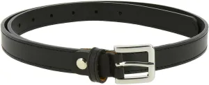 FASHIONGEN - Woman Italian Leather Belt, 2 cm width Ladies Belt for dress, pants, LINDA