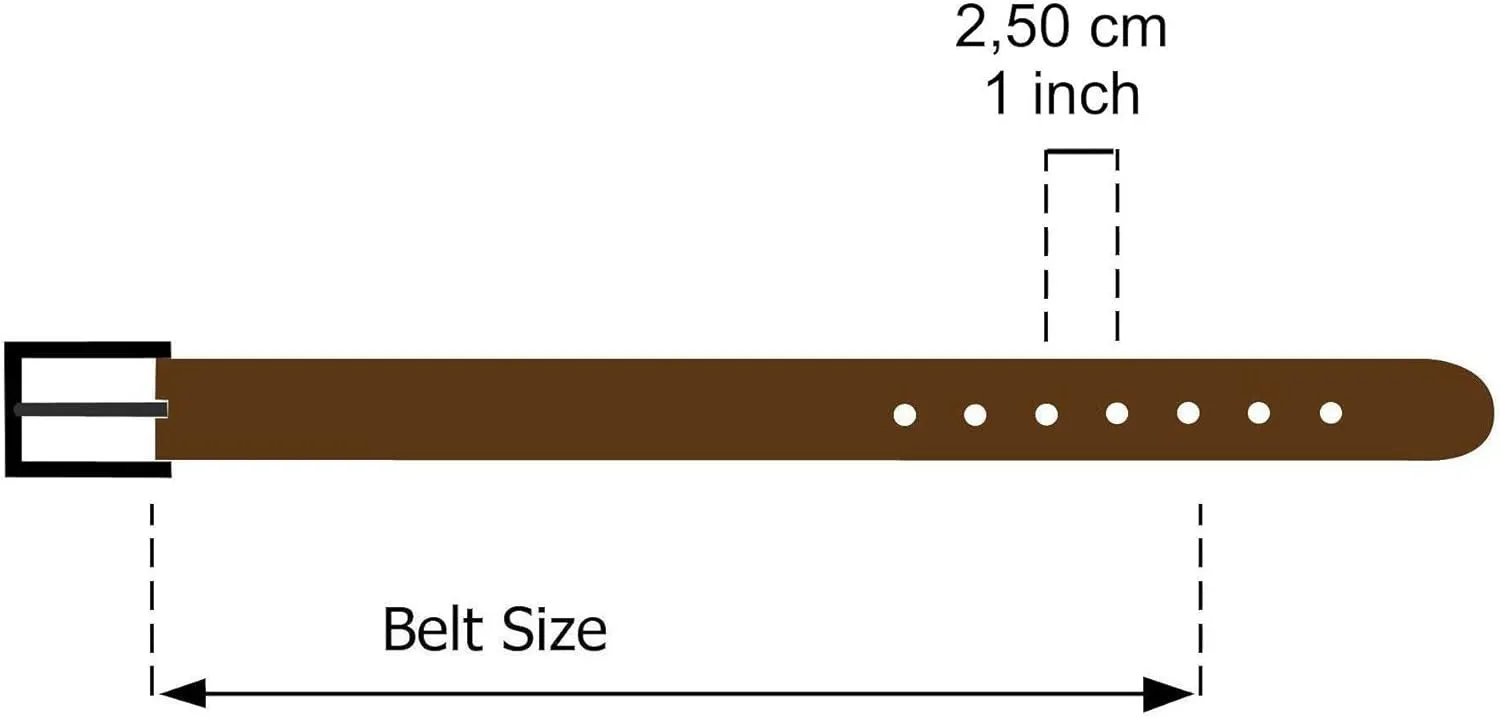 FASHIONGEN - Woman Italian Leather Belt, 2 cm width Ladies Belt for dress, pants, LINDA