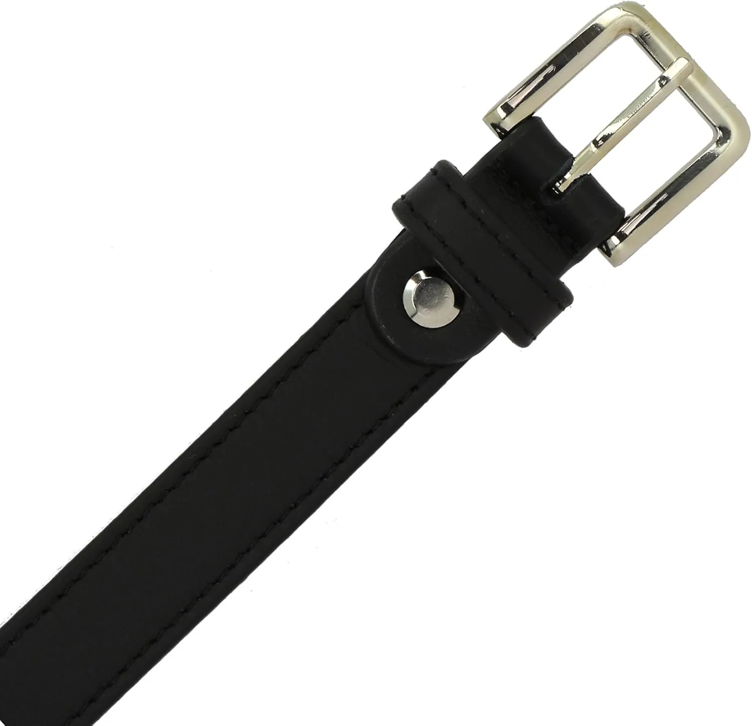 FASHIONGEN - Woman Italian Leather Belt, 2 cm width Ladies Belt for dress, pants, LINDA