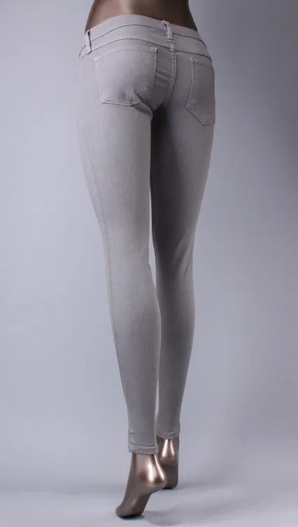 Flying Monkey Skinny Jeans in Grey