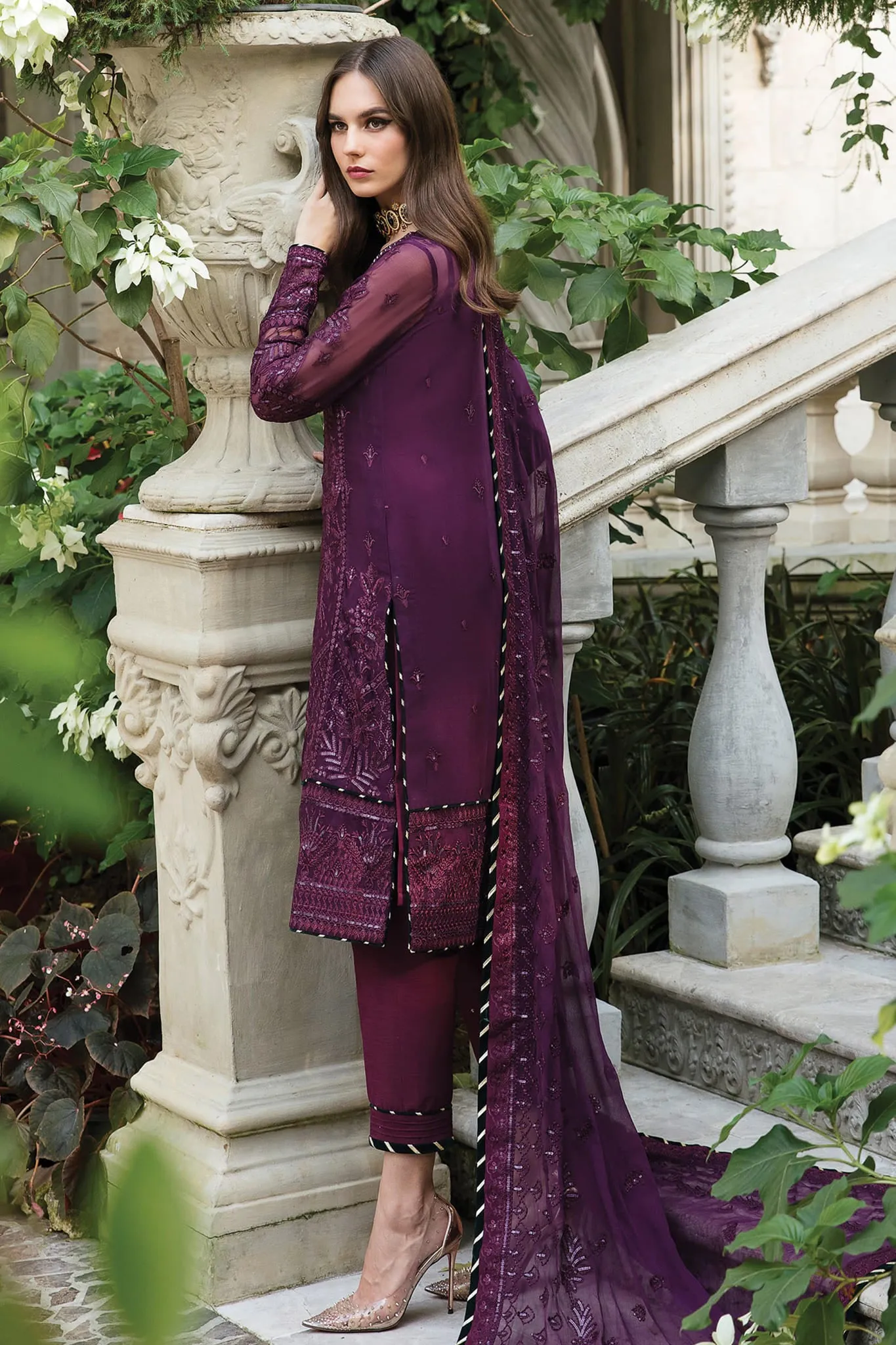 Gulaal Unstitched 3 Piece Embroidered Chiffon Eid Collection'2023-02-Emira
