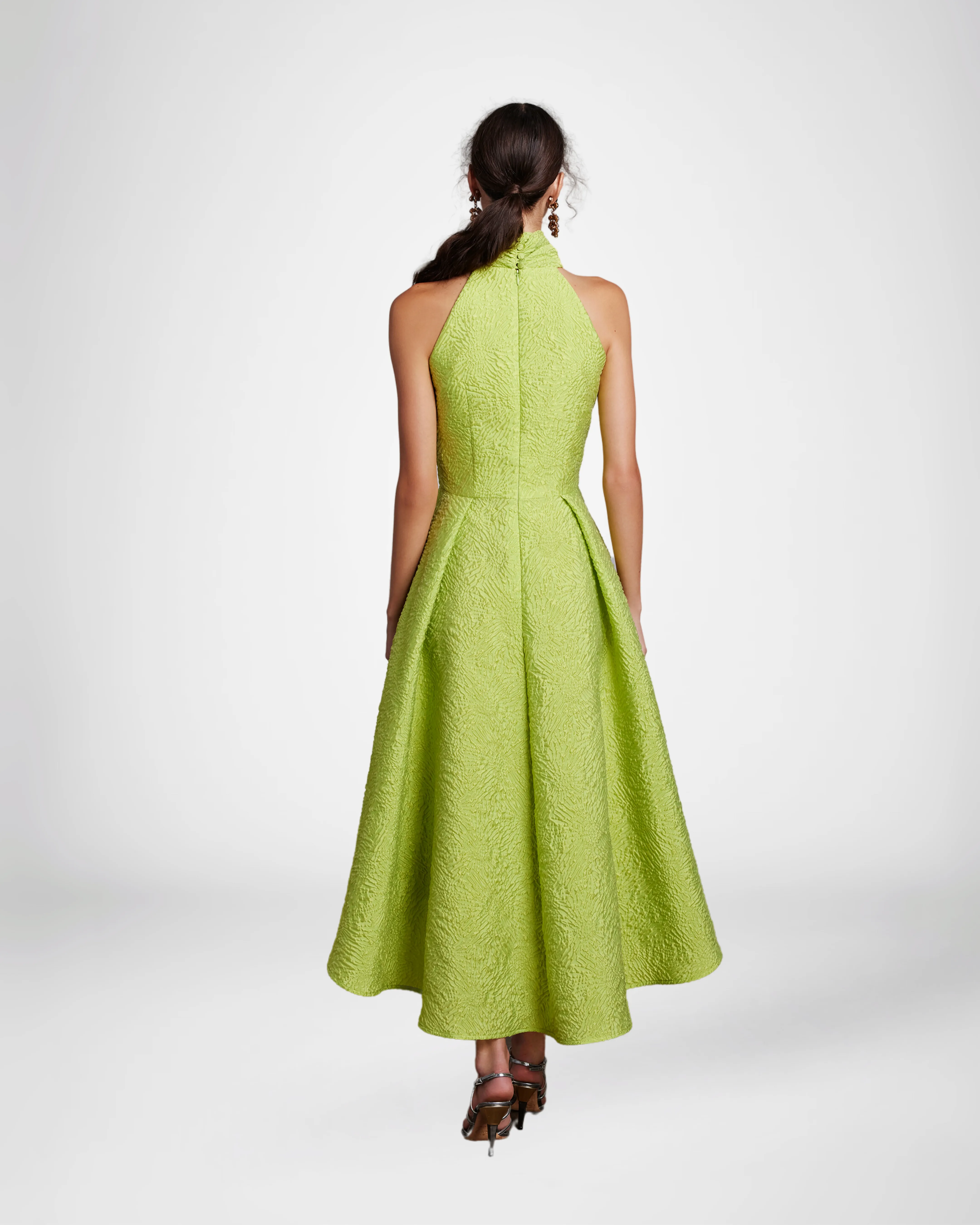 HALTER HIGH-LOW DRESS