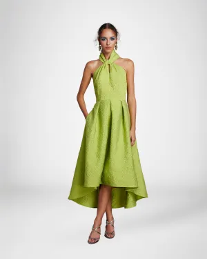 HALTER HIGH-LOW DRESS