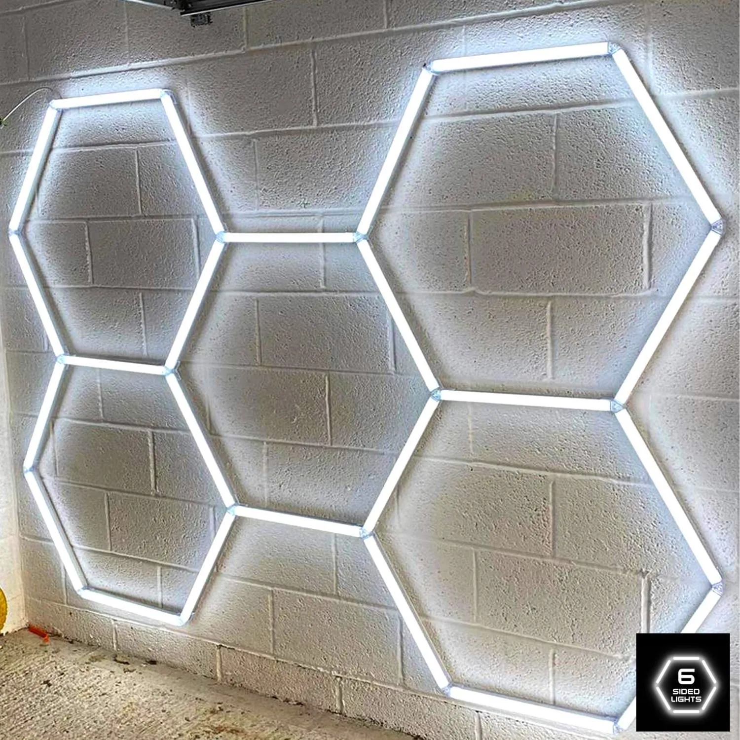 Hexagrid LED Hexagon Ultrabright 6500k LED Hex Lights - Single Hex Grid System