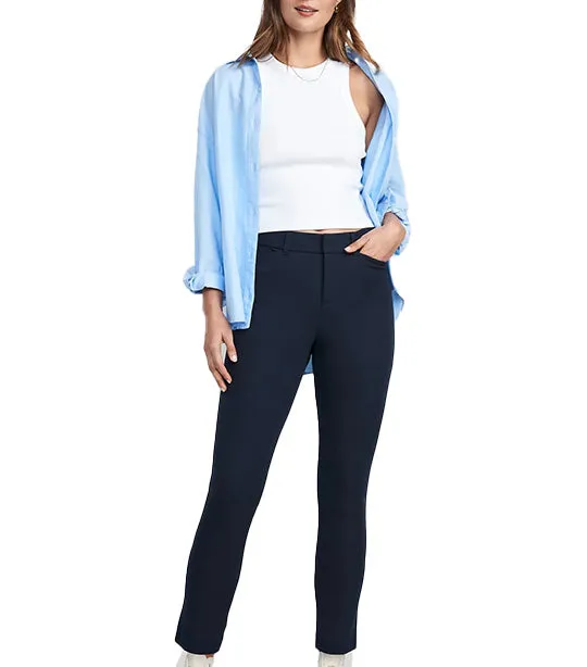 High-Waisted Pixie Skinny Ankle Pants for Women Black Jack